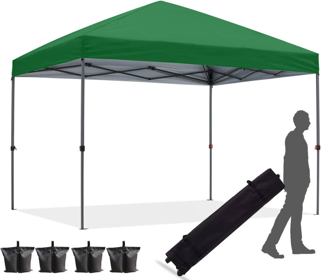 10x10FT Pop Up Canopy Tent Blue D750736