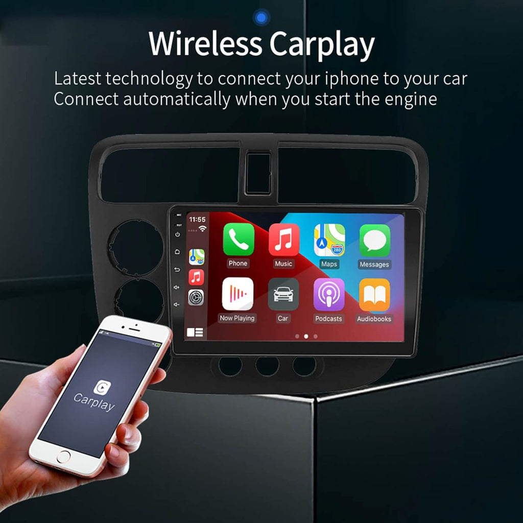 Android Car Radio Stereo Bluetooth for 2001-2005 Honda Civic I35178
