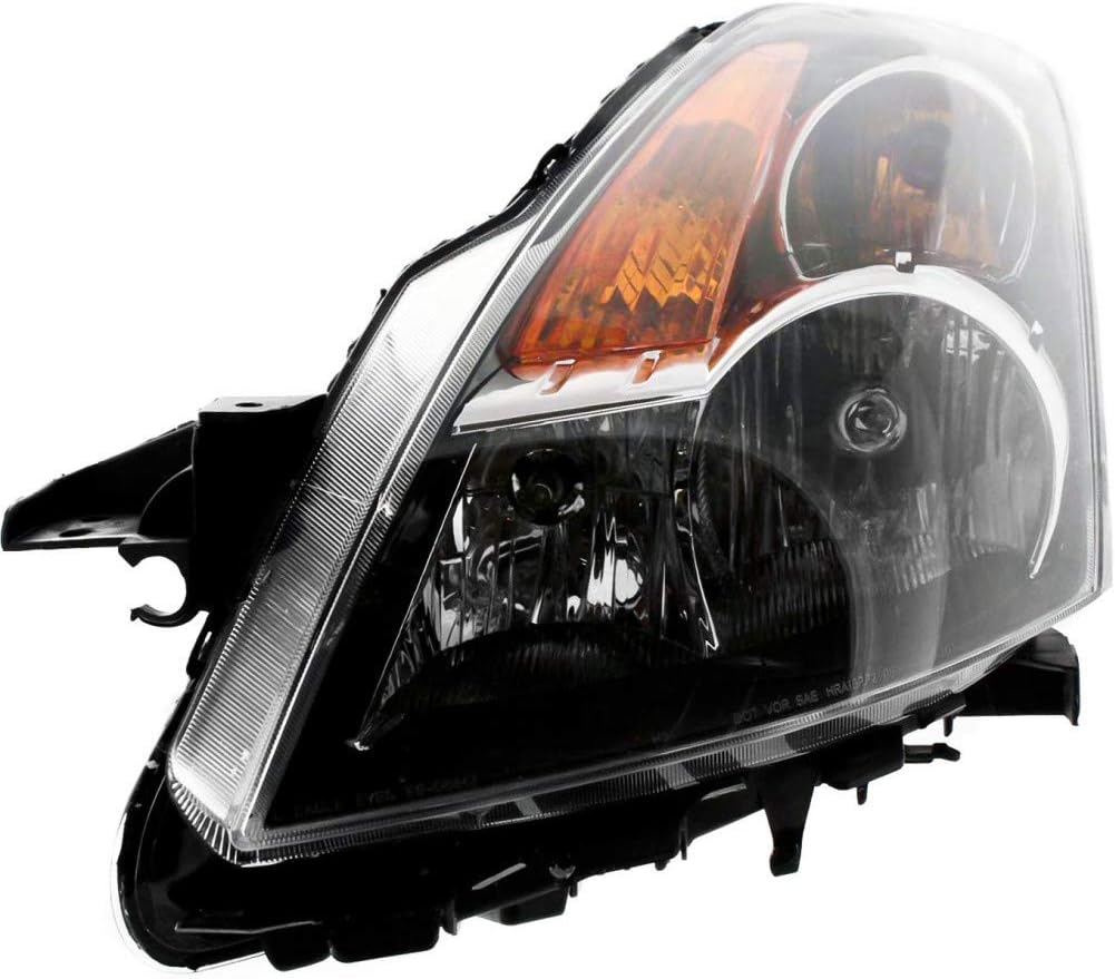 2008 2009 Black Headlight Assembly Pair Driver and Passenger Side P786280