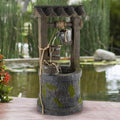 4-Tier Wishing Well Fountain Polyresin B2543