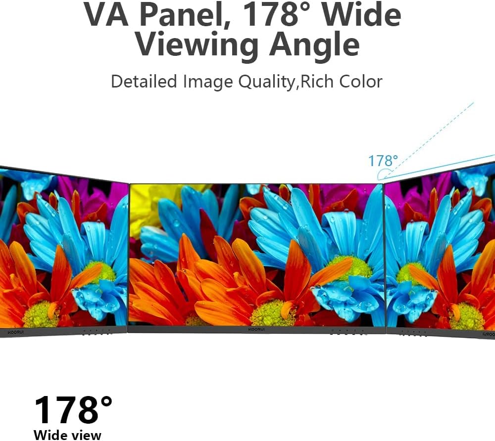 23.8 Inch FHD 1080p IPS 75Hz Computer Monitor H61648