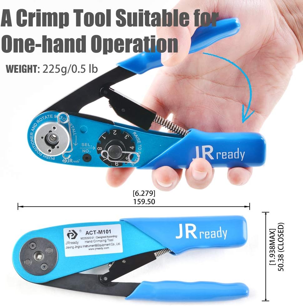8 Indent Crimping Tool for 12-26 AWG Wire D677