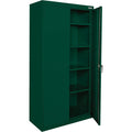 Commercial Grade All Welded Steel Cabinet 36in.W x 24in.D x 78in.H Dark Green D763821