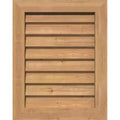 Unfinished Non-Functional Vertical Gable Vent X195