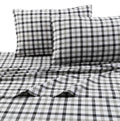 200 GSM Micro Plaid Flannel Sheet Set Twin XL R597283