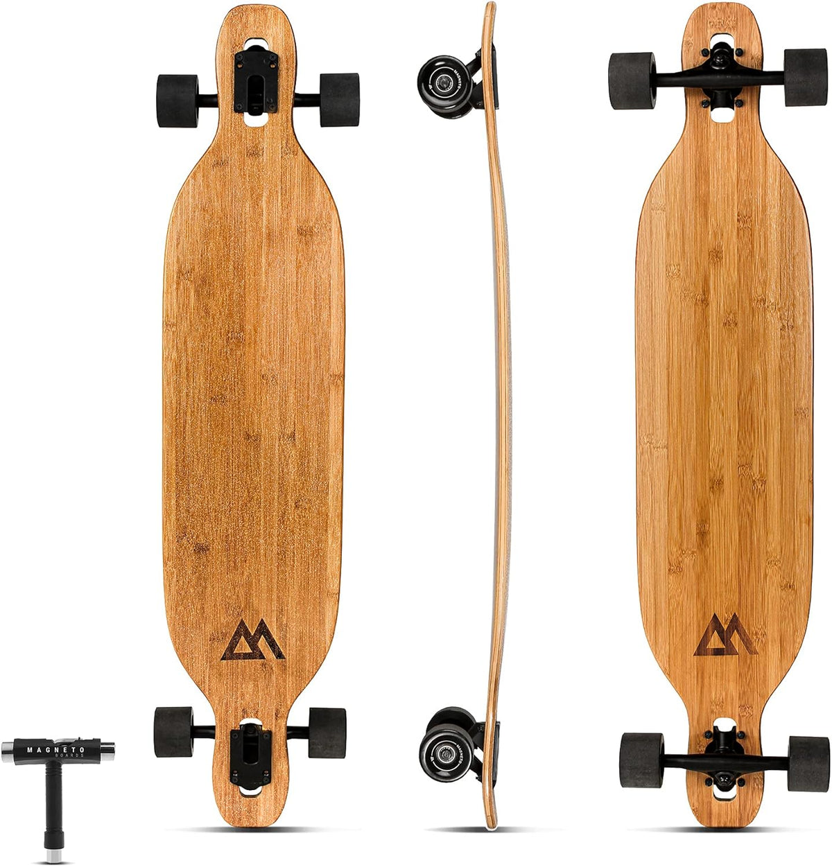 Bamboo Carbon Fiber Longboards Skateboards E89642