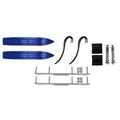 Blue Snowmobile Skis with Shaper Bars Kit W32901