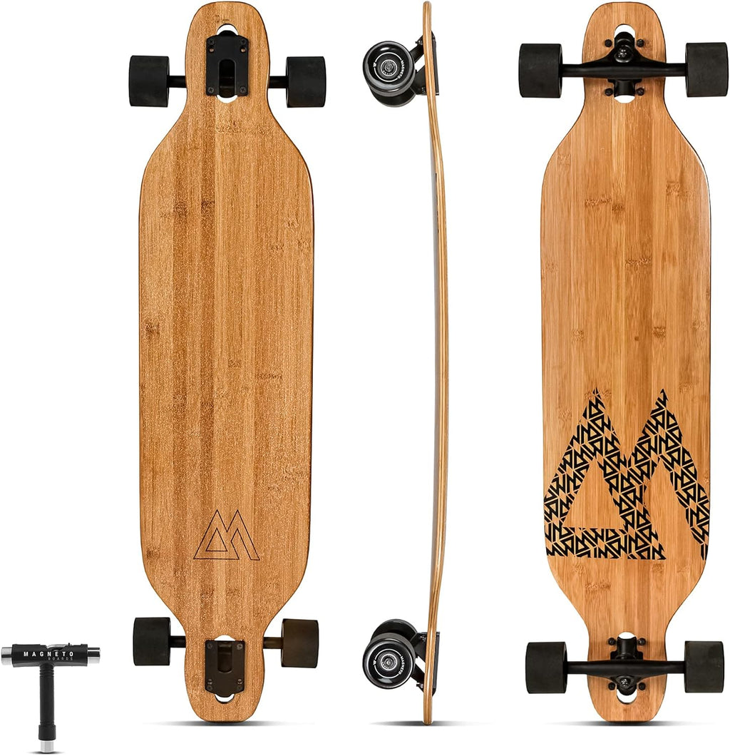 Bamboo Carbon Fiber Longboards Skateboards E89642