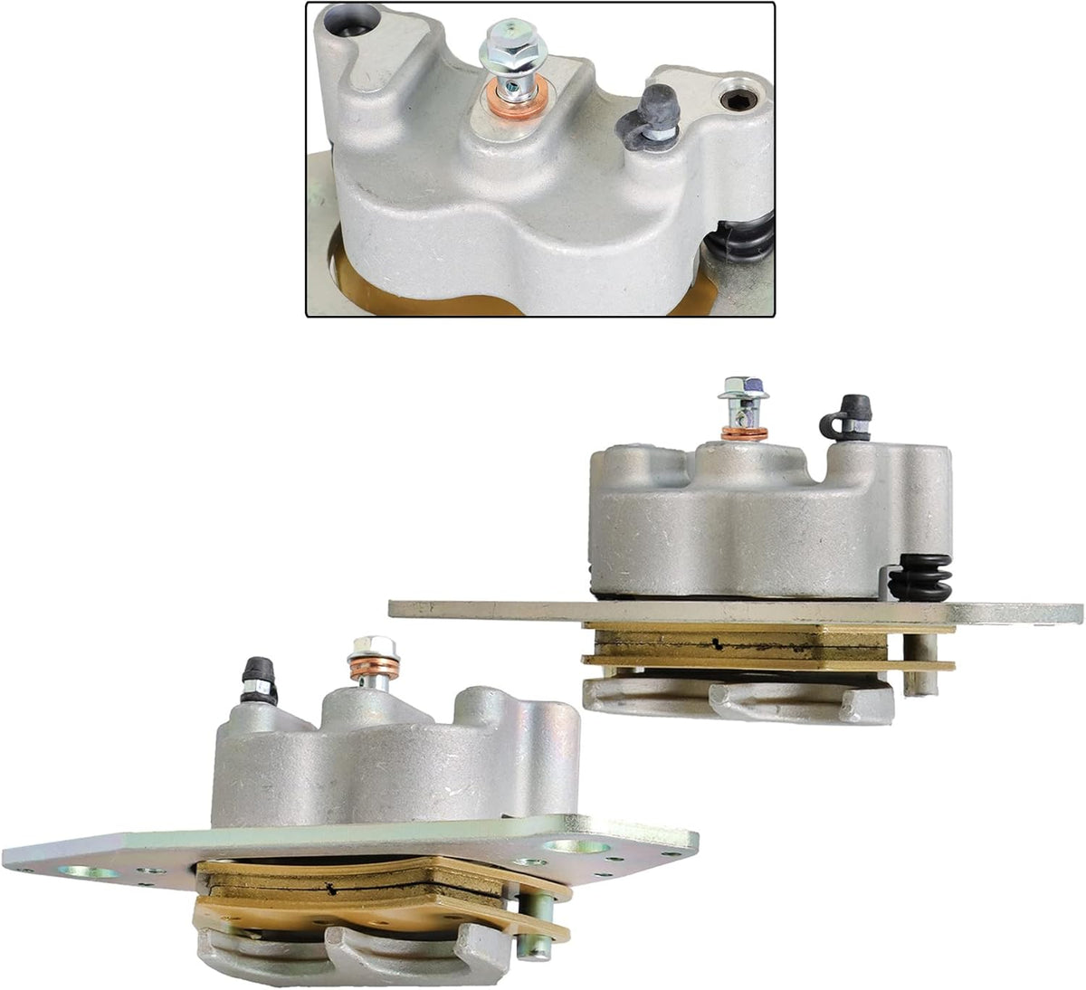 Front Left Right Brake Calipers with Pads V8030