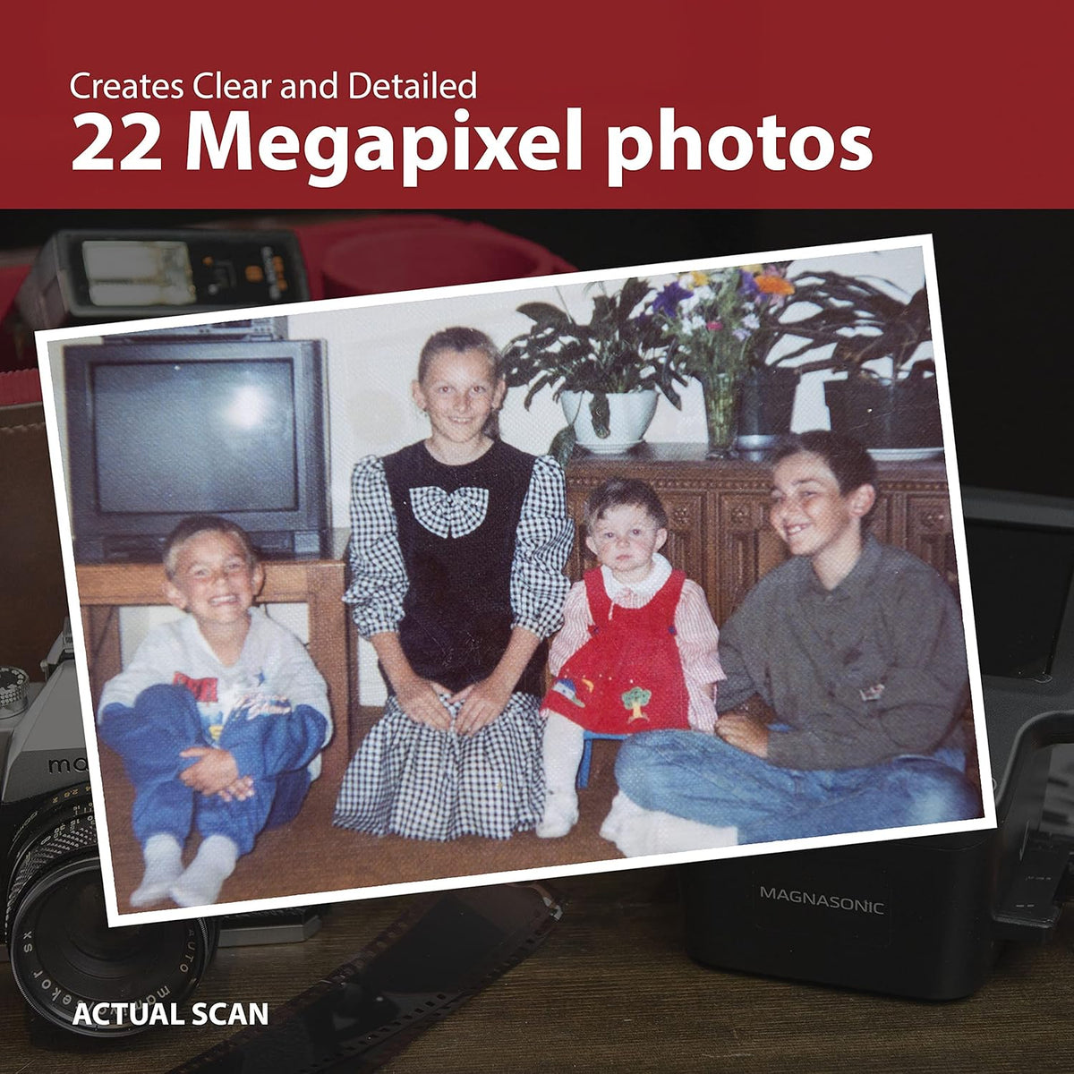 22MP Film Scanner with 5 Display & HDMI M326