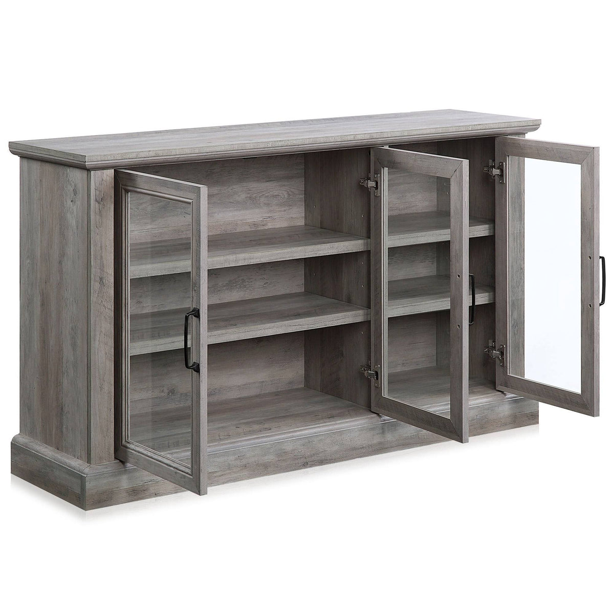Rustic Grey Wood Sideboard Buffet Cabinet G583384