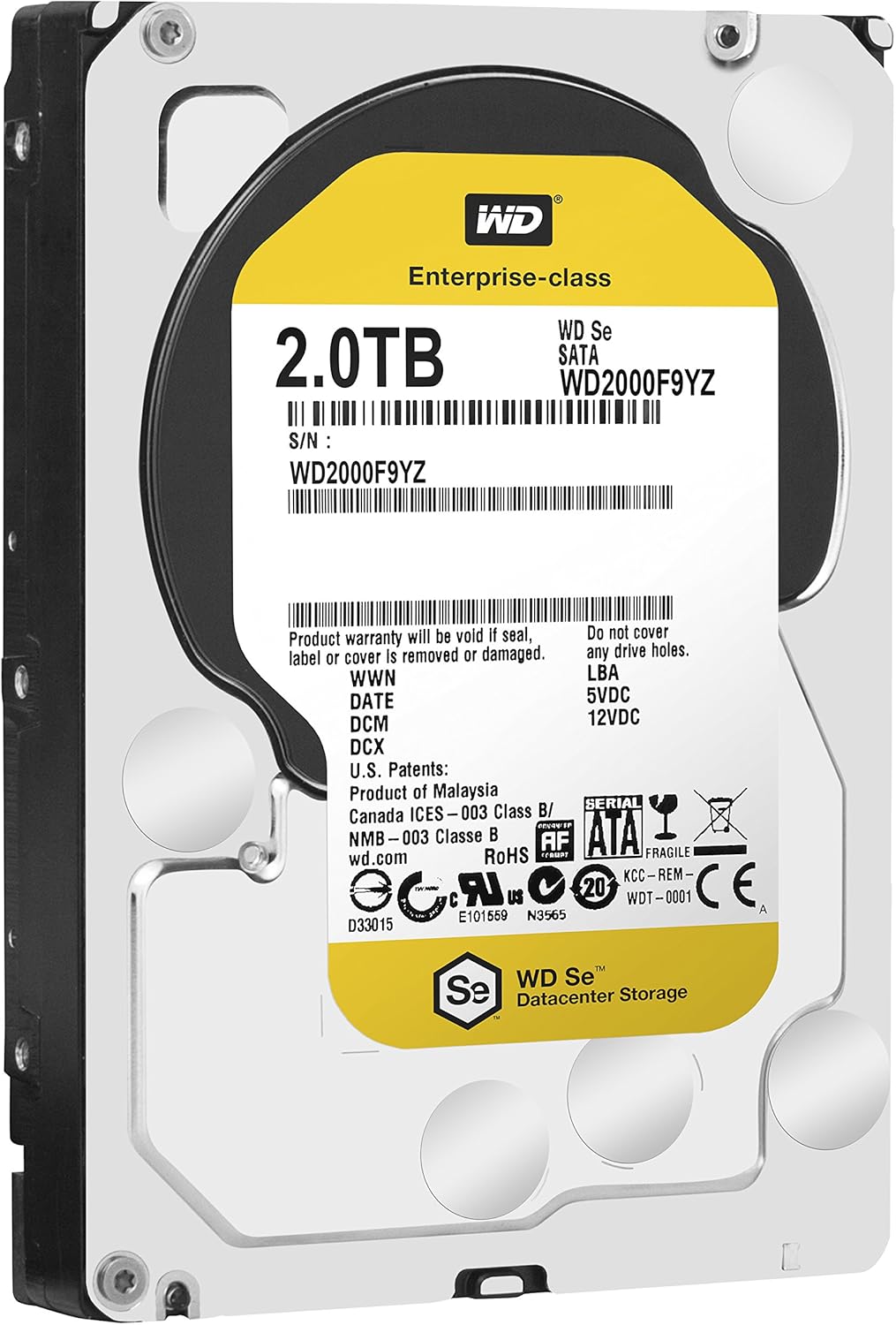 2TB 7200 RPM SATA 6 Gb/s 64MB Cache 3.5 Inch Hard Disk Drive W85031