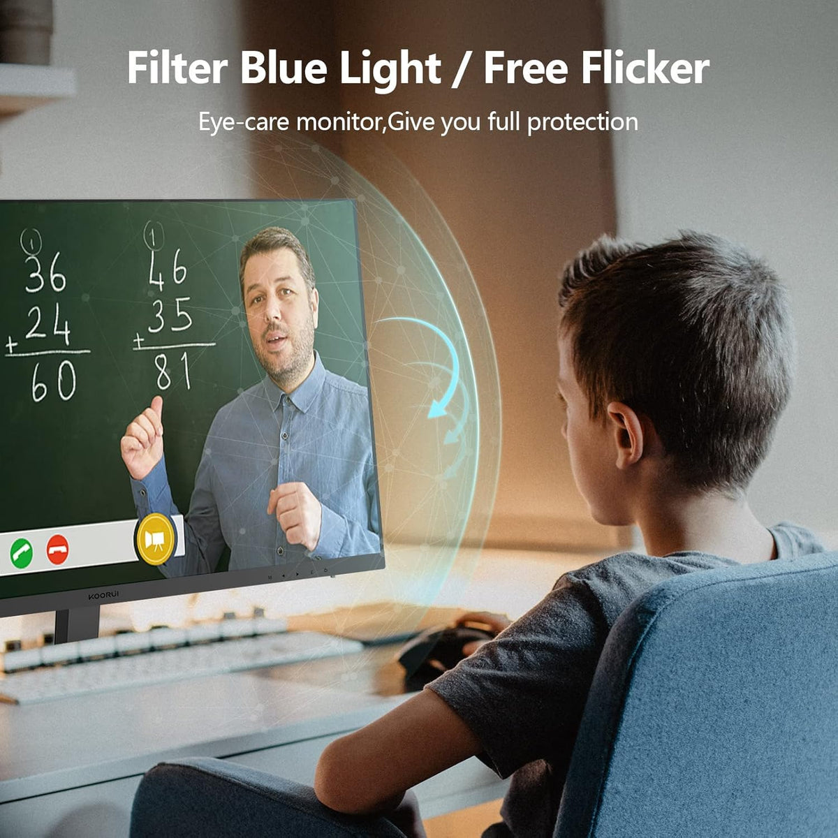 23.8 Inch FHD 1080p IPS 75Hz Computer Monitor H61648