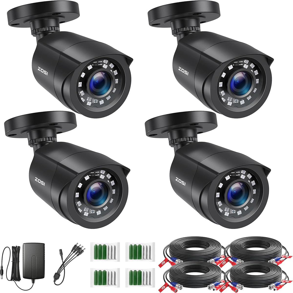 4K 16 Channel Security Camera System with 3TB Hard Drive and 12 x 5MP Cameras C549