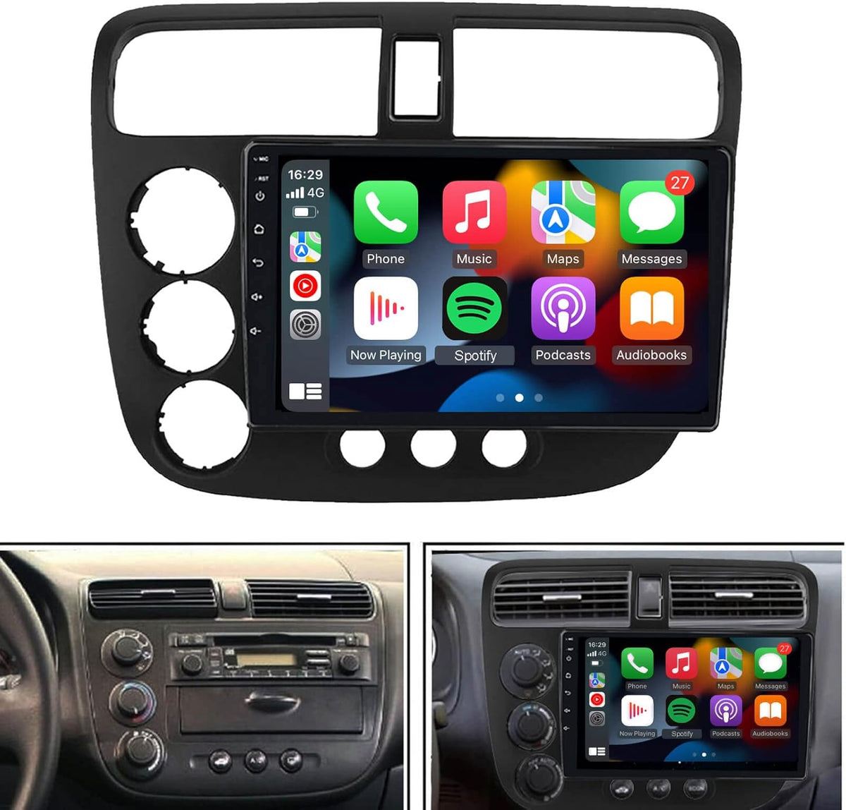 Android Car Radio Stereo Bluetooth for 2001-2005 Honda Civic I35178