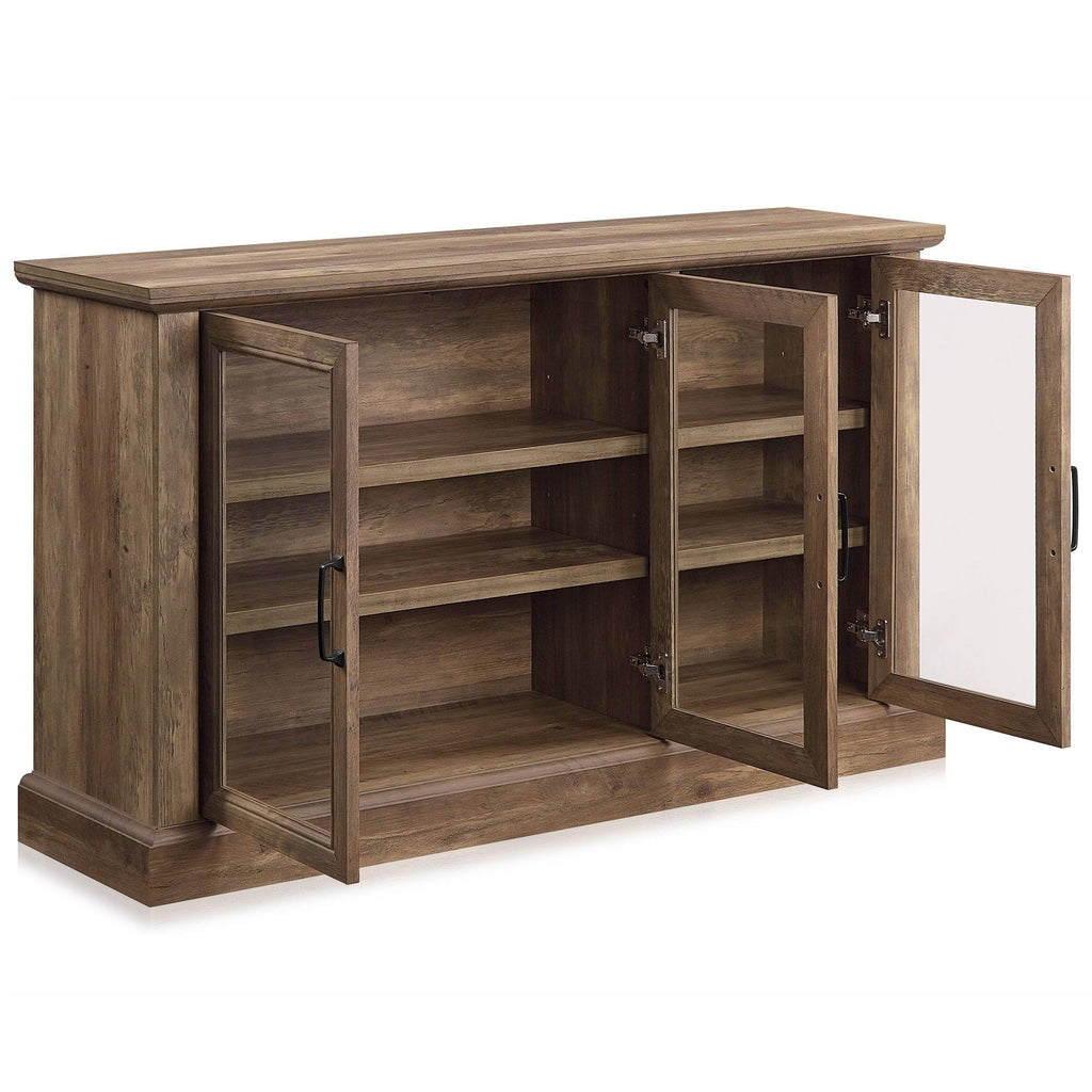 Rustic Grey Wood Sideboard Buffet Cabinet G583384