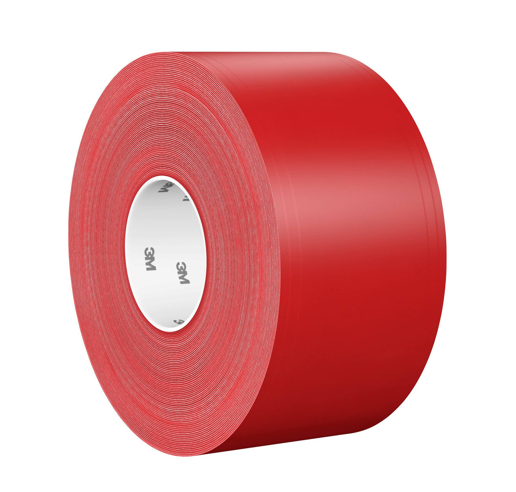 Red Floor Marking Tape 4 in x 36 yd B25818