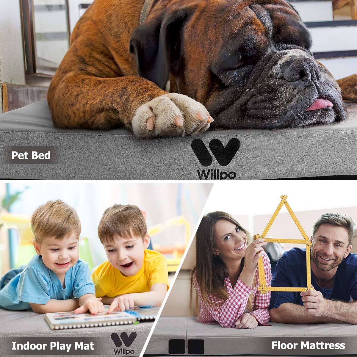 Memory Foam Car Camping Mattress Portable Sleep Pad L765287