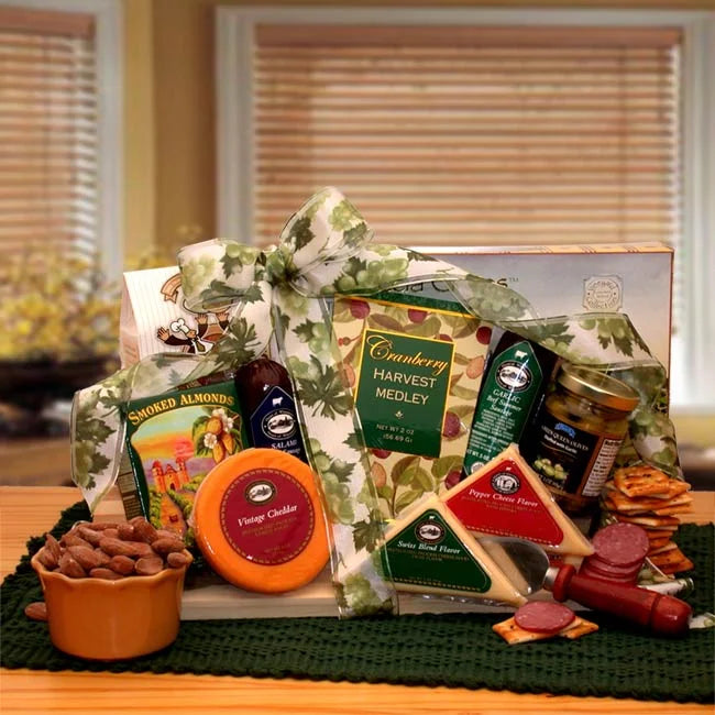 Meat and Cheese Gift Basket D69047