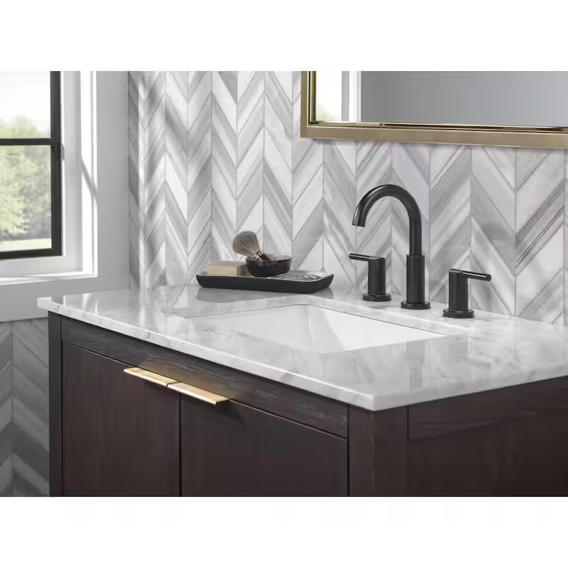 Widespread 2-Handle Bathroom Faucet in Matte Black P278