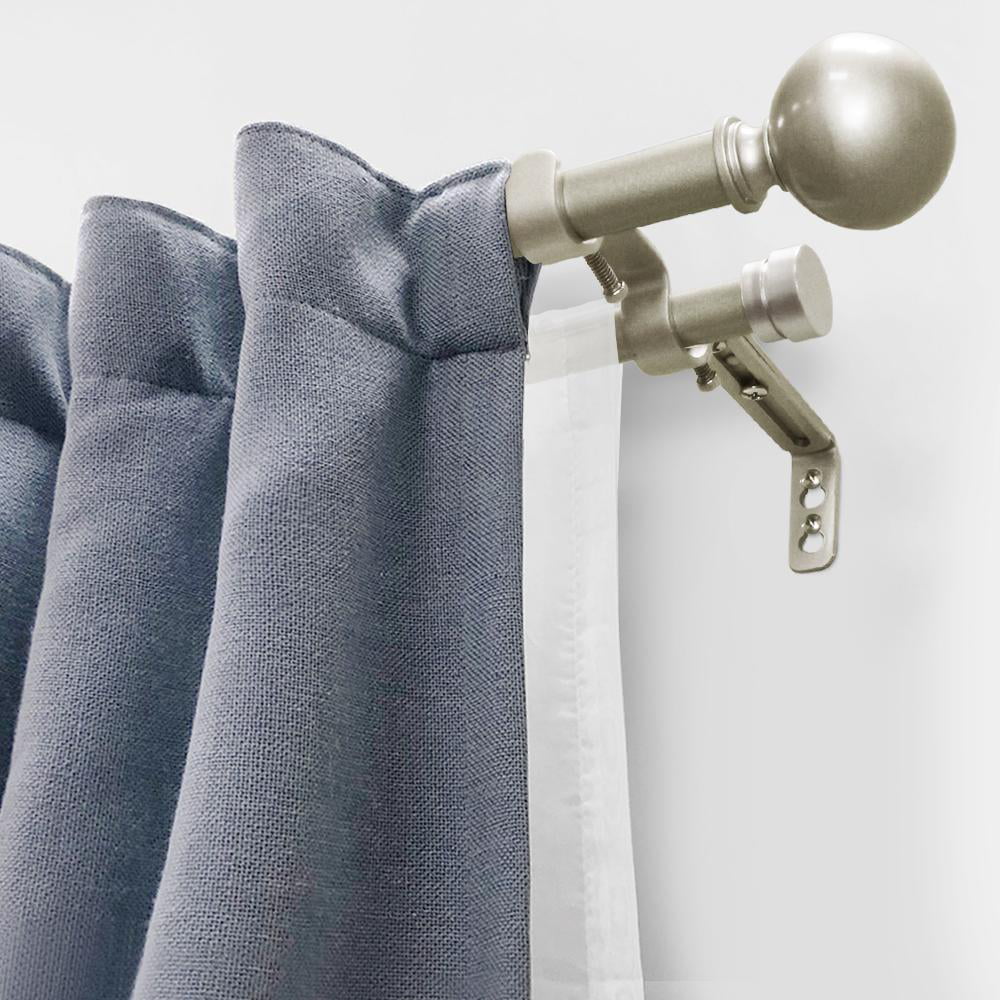 Adjustable Double Curtain Rod Set B7680
