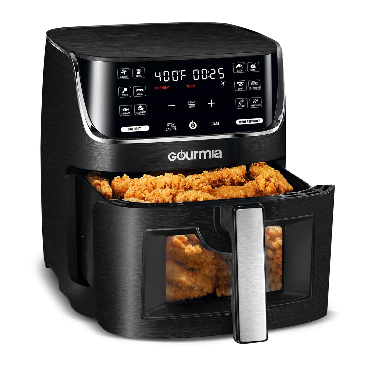 8 Qt Digital Window Air Fryer with 12 One-Touch Presets X552989