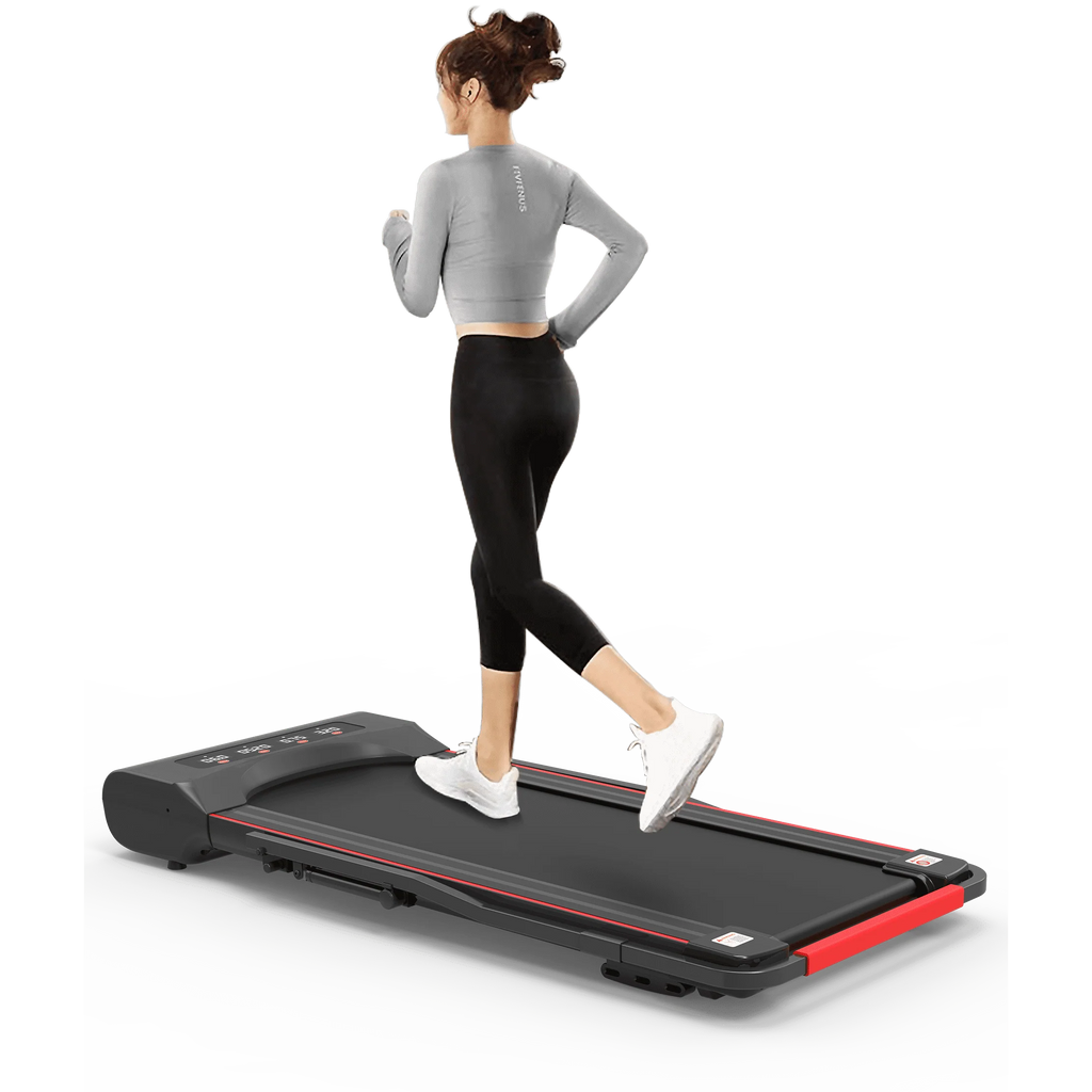 2 in 1 Folding Electric Treadmill with Remote Control Y8488