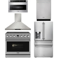 36 Electric Range, Range Hood, Refrigerator, Dishwasher and Microwave K6154