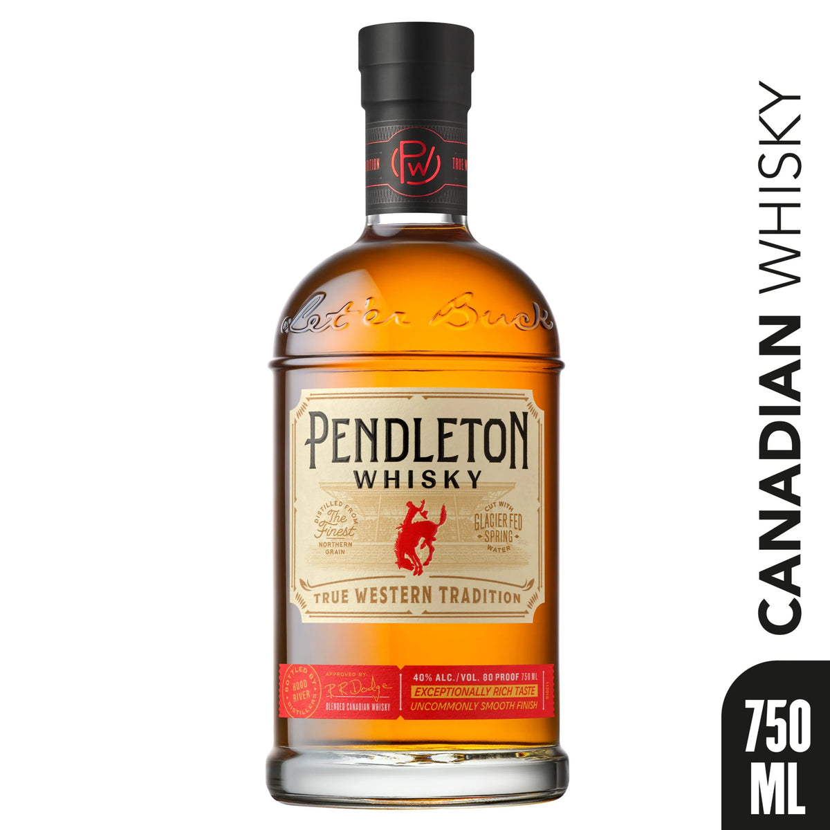 Canadian Whiskey 750 ml Glass Bottle O243