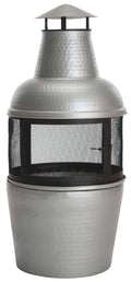 Silver Black Chiminea O40951