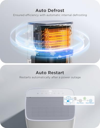 Dehumidifier with Drain Hose and 2.0Gal Bucket B34434