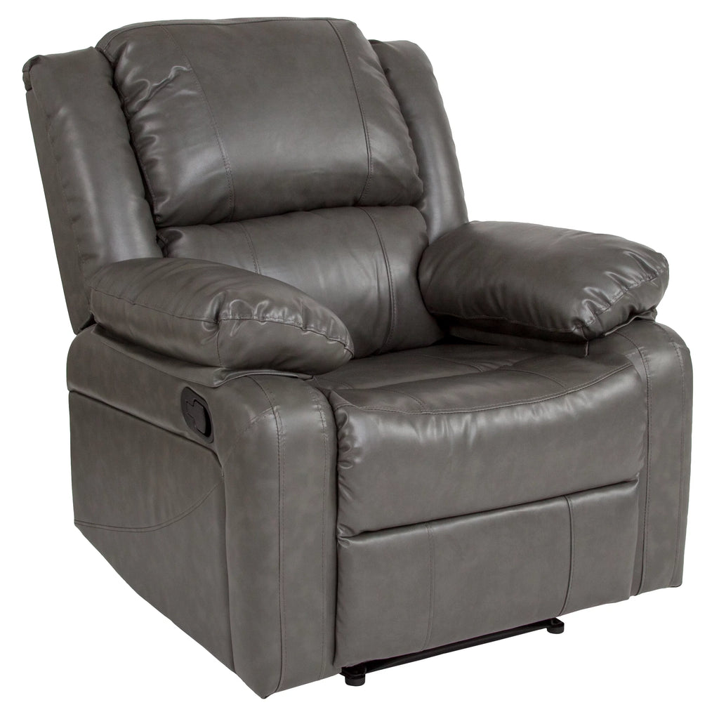 Gray LeatherSoft Recliner J22676