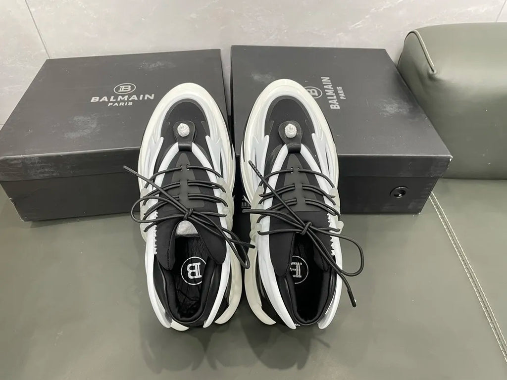 White Black Heels H5448