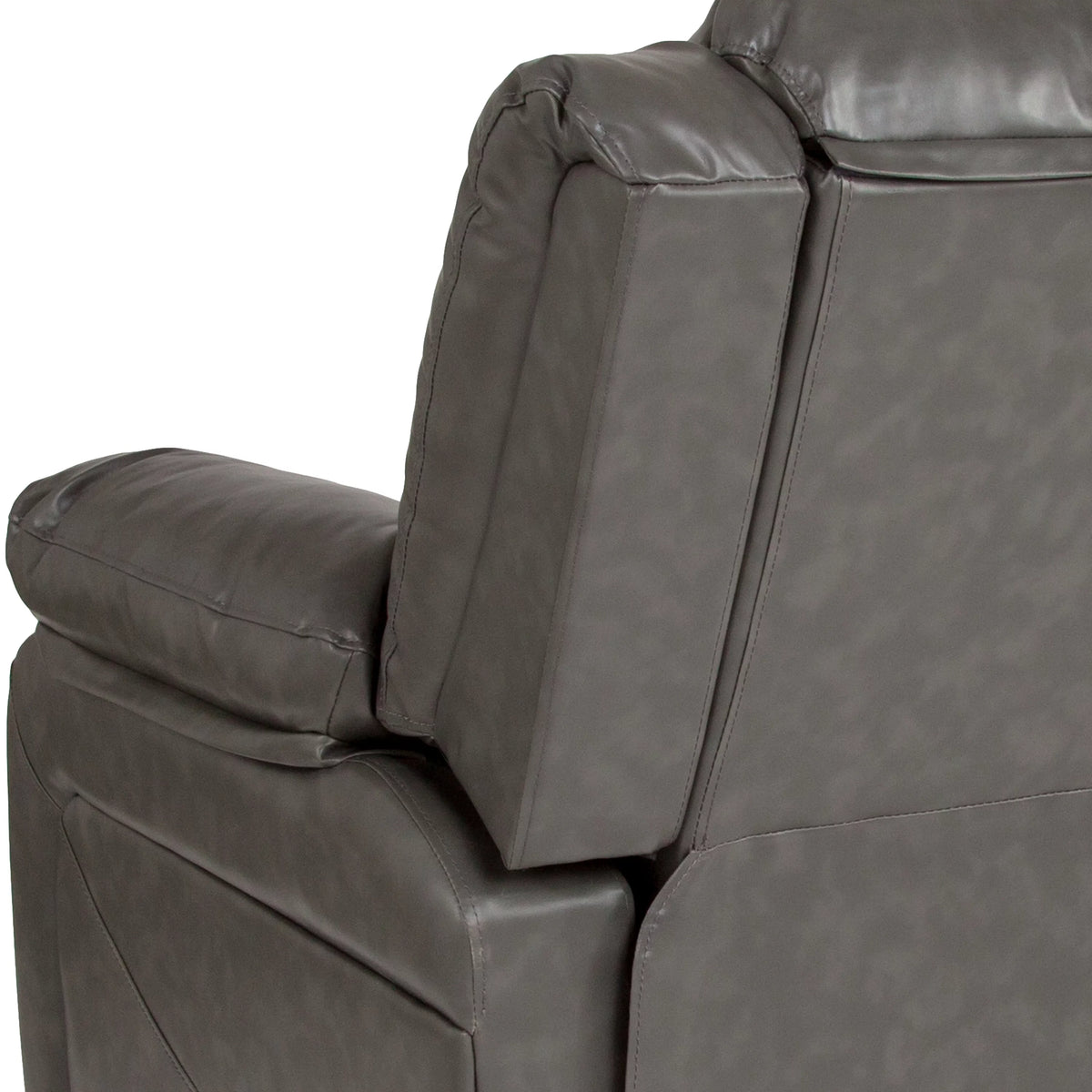 Gray LeatherSoft Recliner J22676