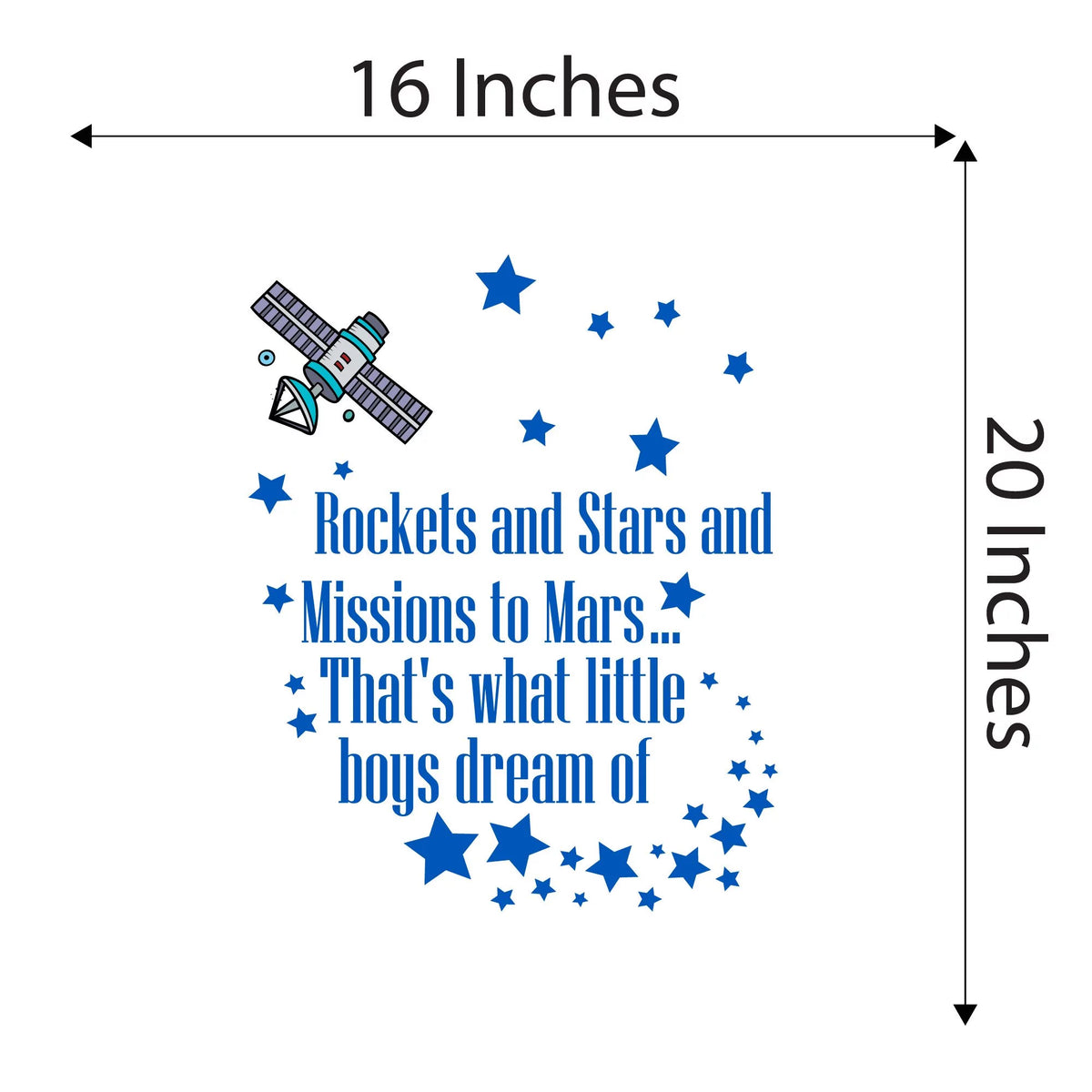 Rockets and Stars Wall Decal K946296