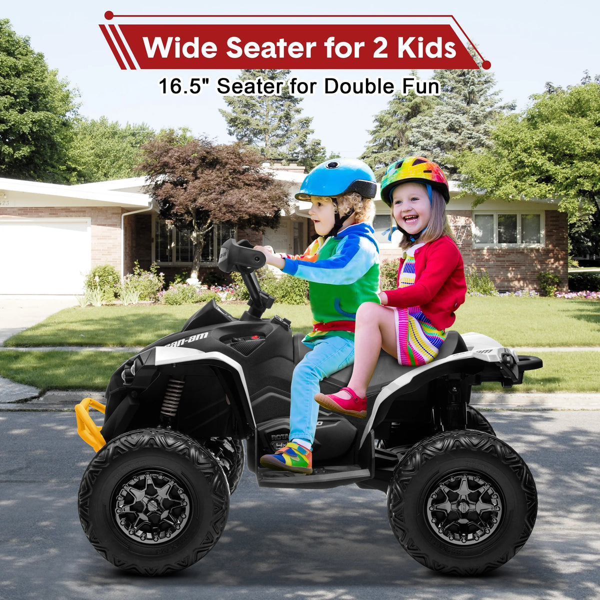 24V 4 Wheeler ATV with 2 Seater H542273