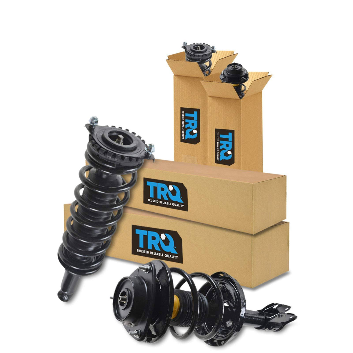 Front & Rear Shock & Spring Assembly Set of 4 P2488
