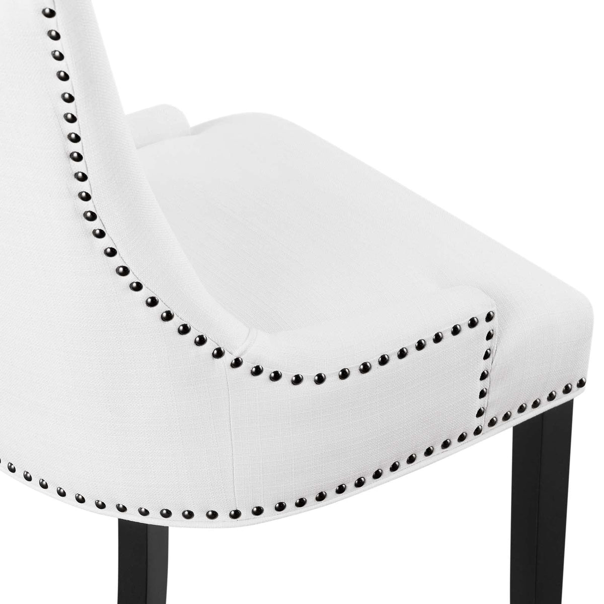 White Fabric Dining Chair Z252955