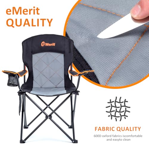 Oversized Padded Camping Chair with Arms M98201