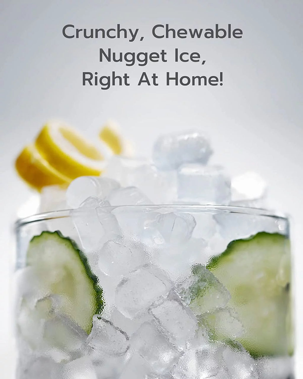 Countertop Stainless Steel Nugget Ice Maker M3924