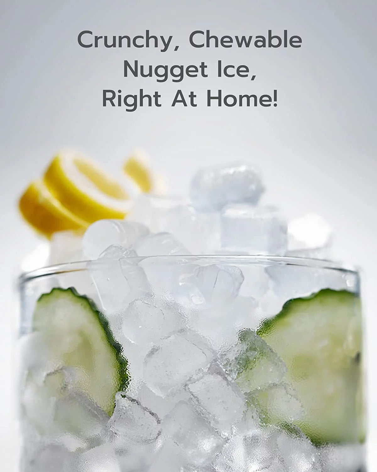 Countertop Stainless Steel Nugget Ice Maker M3924