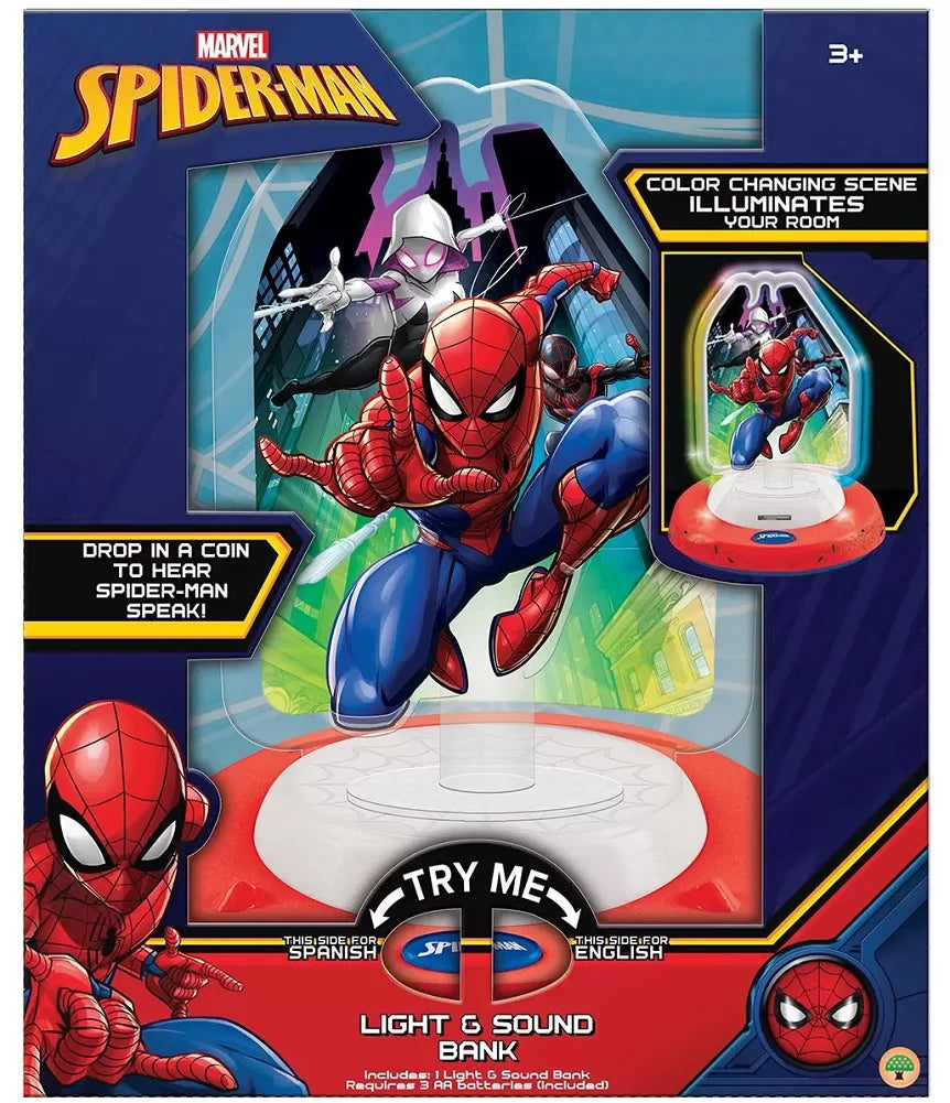 Spiderman Lights and Sound Money Bank N6718