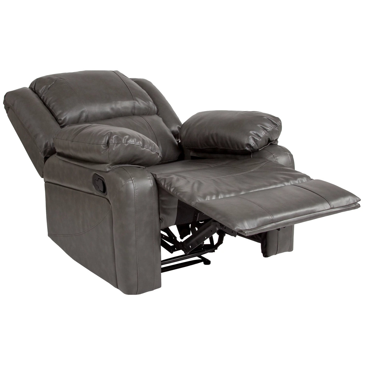 Gray LeatherSoft Recliner J22676