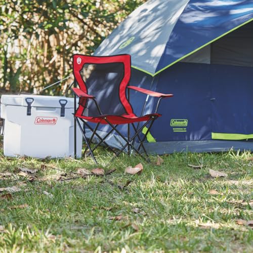 Mesh Quad Camping Chair with Carry Bag & Cup Holder L6939