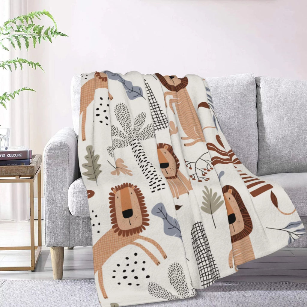 Flannel Throw Blanket 50 x 70 inches R4809
