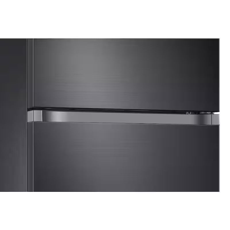 29 in. 17.6 cu. ft. Top Freezer Refrigerator with Ice Maker in Black Stainless Steel U722