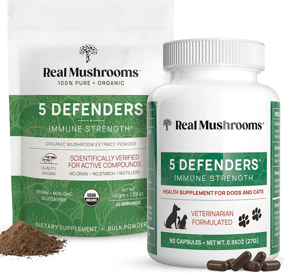Chaga Shiitake Maitake Turkey Tail Reishi Mushroom Capsules L293828