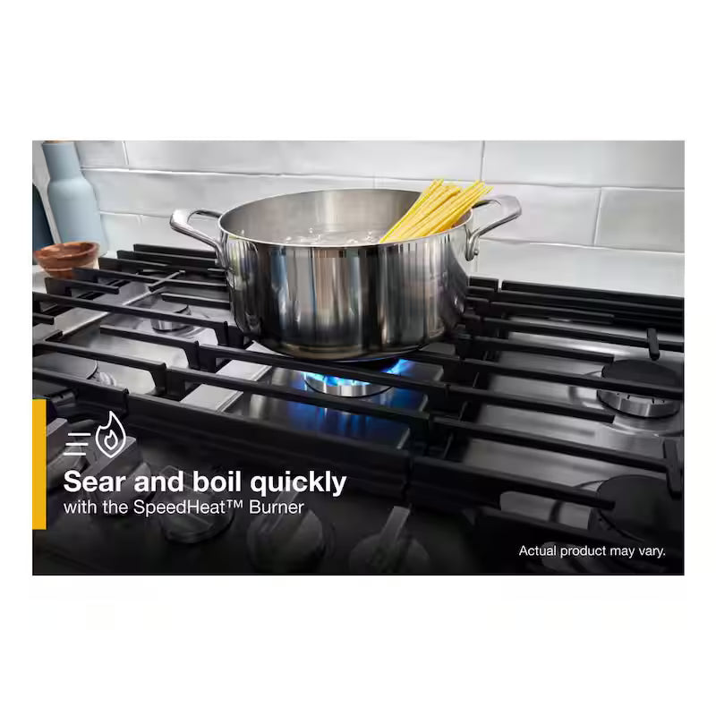 5-Burners Recessed Gas Cooktop in Black C5925