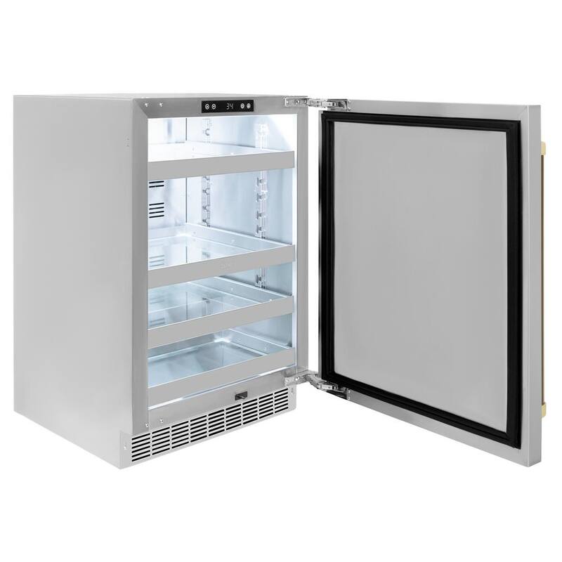 24 in. Single Zone Beverage Fridge with Stainless Door N7113