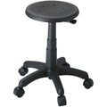 Black Backless Office Stool D9276